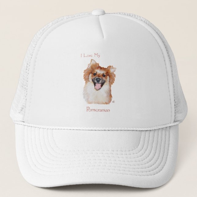 Pomeranian Truckerkeps (Framsida)