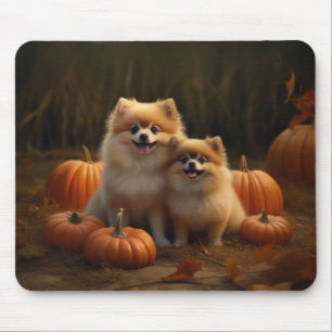 Pomeranian Valp Höstglädje Pumpa Musmatta