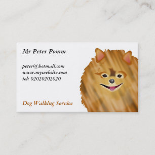 Pomeranian Visitkort