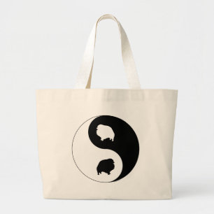 Pomeranian Yin Yang Jumbo Tygkasse
