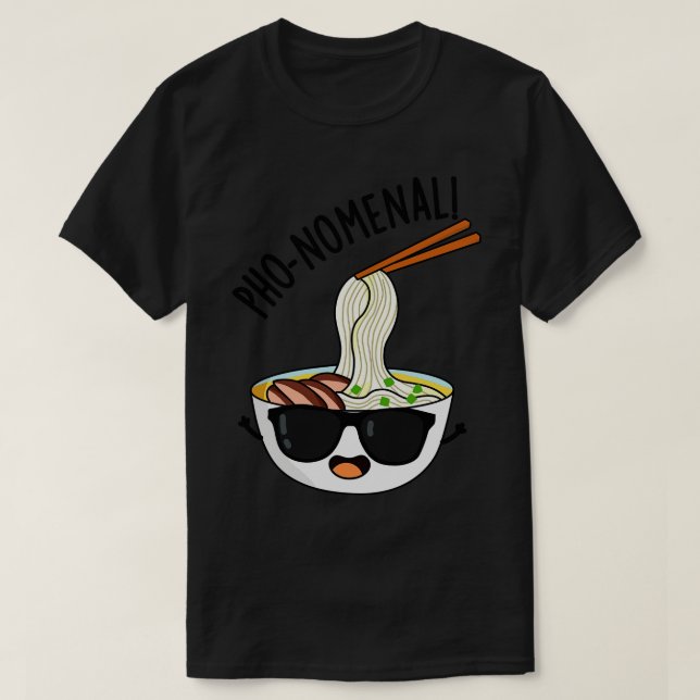 Pometenal Funny Pho Soppa Puns T Shirt (Design framsida)