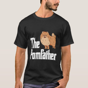 Pomfather Pomeranian pappa Pom Hund älskare Pomsk T Shirt