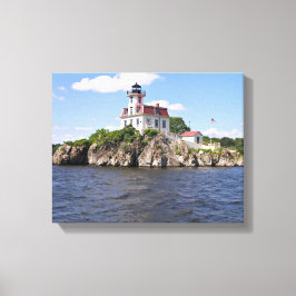 Pomham Sten Lighthouse, Rhode island Canvastryck