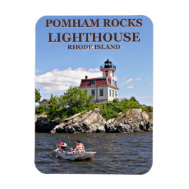 Pomham Sten Lighthouse, Rhode island Flexi Magnet