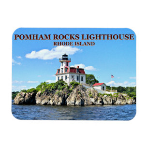 Pomham Sten Lighthouse, Rhode island Flexi Magnet