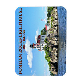 Pomham Sten Lighthouse, Rhode island Flexi Magnet