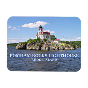 Pomham Sten Lighthouse, Rhode island Magnet
