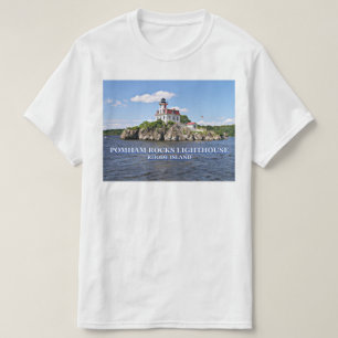 Pomham Sten Lighthouse, Rhode island Shirt T