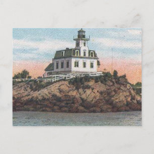 Pomham Sten Lighthouse Vykort