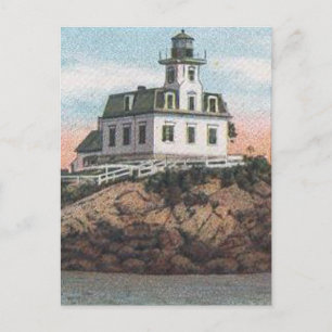 Pomham Sten Lighthouse Vykort