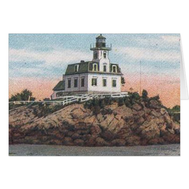 Pomham vaggar fyren hälsningskort (Framsidan Horizontal)