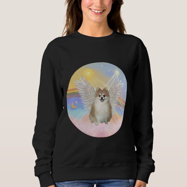 Pommangel i Heavens Clouds T Shirt (Framsida)