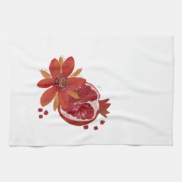 Pommegranate Flower Kitchen Towels Kökshandduk