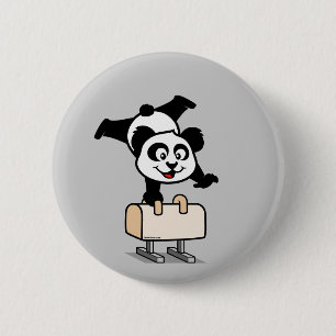 Pommel Horse Panda Knapp