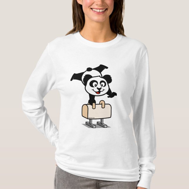 Pommel Horse Panda T-shirt (Framsida)