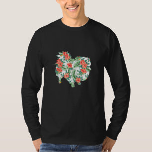 Pommern Aloha Hawaiian Hund T Shirt