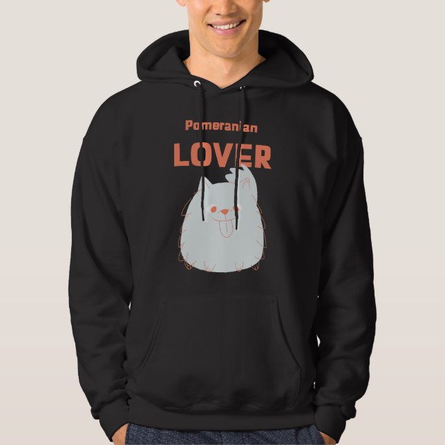 Pommern Älskare Hoodie (Framsida)