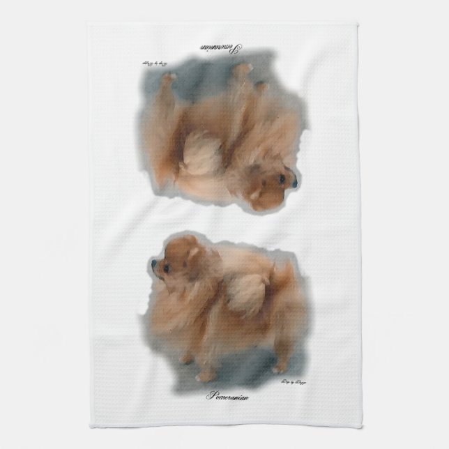 Pommern Art Gifts Kökshandduk (Vertikal)