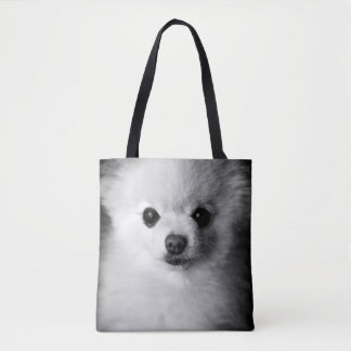 Pommern Cute Hund Photo Tote Bag Tygkasse