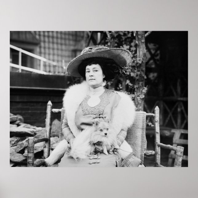 Pommern Dam, tidigt 1900-talet Poster (Framsidan)