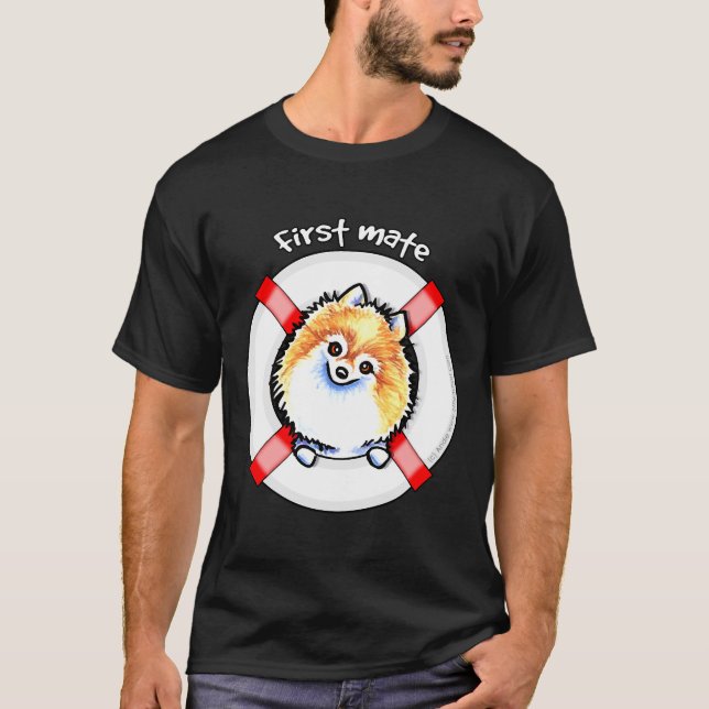 Pommern First Mate Passande T Shirt (Framsida)