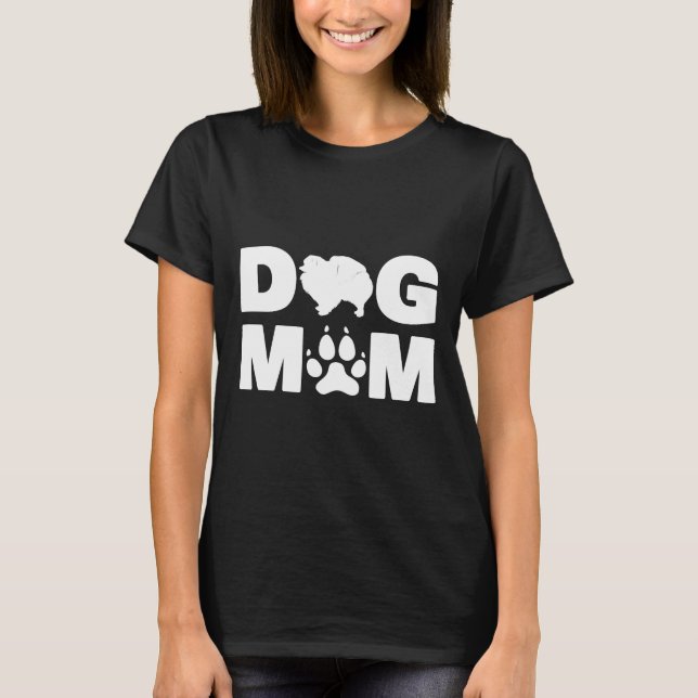 Pommern för Mamma Mor S-dagen T Shirt (Framsida)
