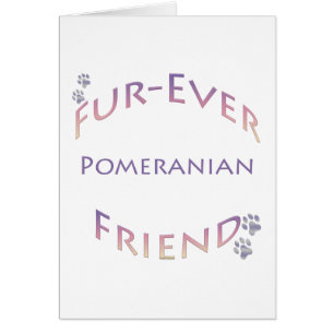 Pommern Furever Hälsningskort