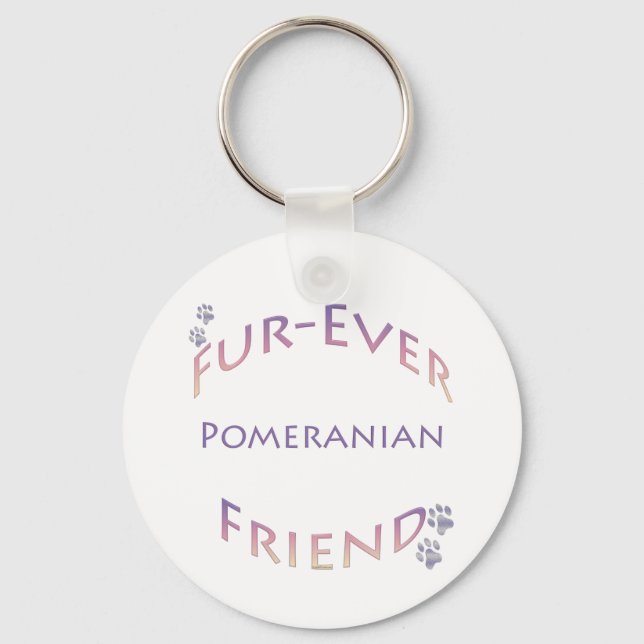 Pommern Furever Nyckelring (Framsida)