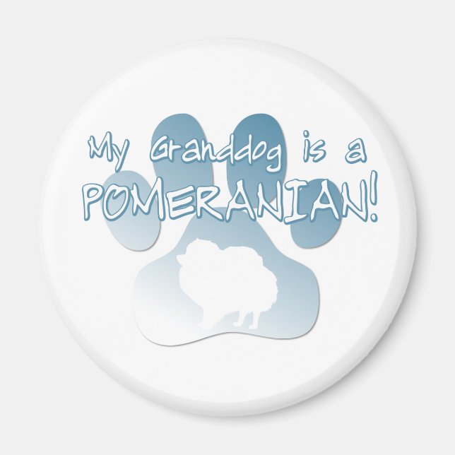 Pommern Granddog Magnet (Framsidan)
