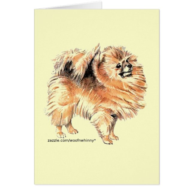 Pommern! Hälsningskort (Framsidan)