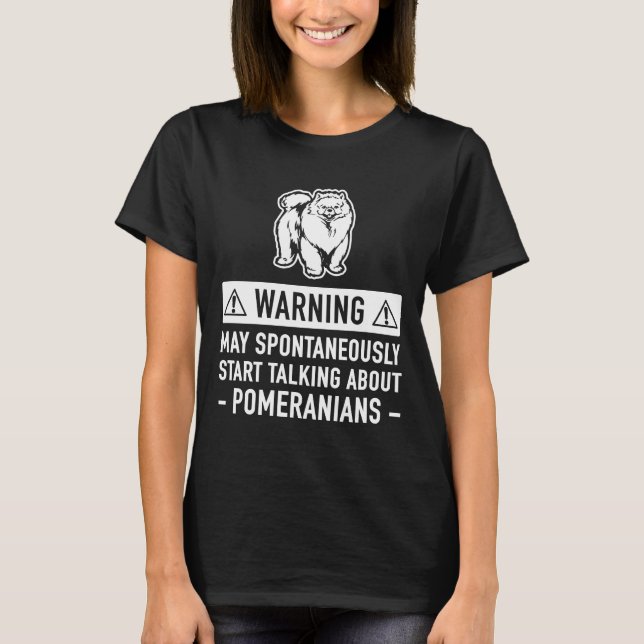 Pommern Hund älskare 30 T Shirt (Framsida)