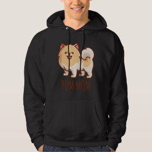 Pommern Hund älskare Pom Mamma Puppy Hoodie
