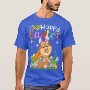 Pommern Hund Bunny Egg Hunt Funny Pommern Hap T Shirt