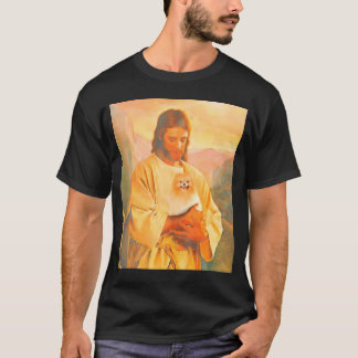 Pommern-Hund och Jesus Älskare-slynt Cute T Shirt