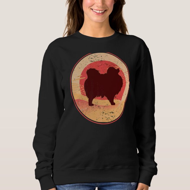 Pommern Hund Retro 22 T Shirt (Framsida)