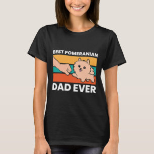 Pommern Hundägare Best Pommern Pappa T Shirt