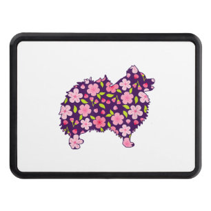 Pommern Hundar Flower Mönster Pomeranians Älskare Dragkroksskydd