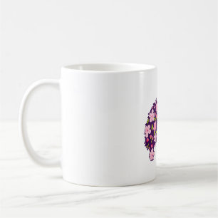 Pommern Hundar Flower Mönster Pomeranians Älskare Kaffemugg