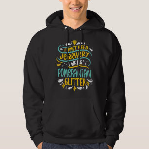 Pommern Jewelry Glitter Coola Funny Cute Sweet Hoodie