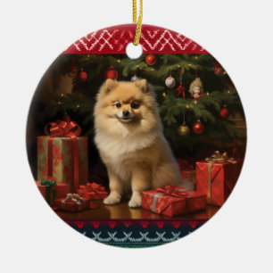 Pommern Jul Julgransprydnad Keramik