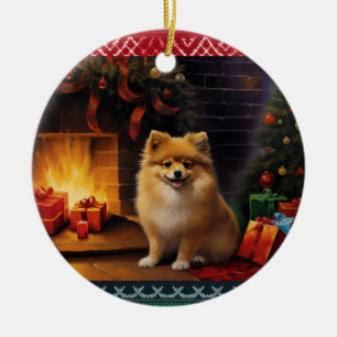 Pommern Jul Julgransprydnad Keramik