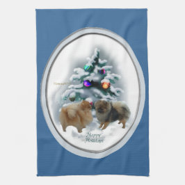 Pommern Jul Kökshandduk