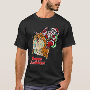 Pommern Jultomten Hat God jul Hund X M T Shirt