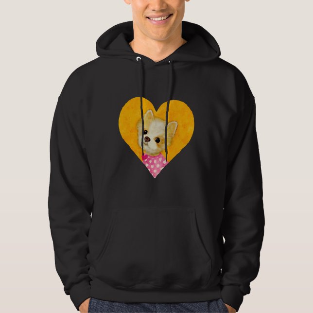 Pommern Kärlek 14 Hoodie (Framsida)
