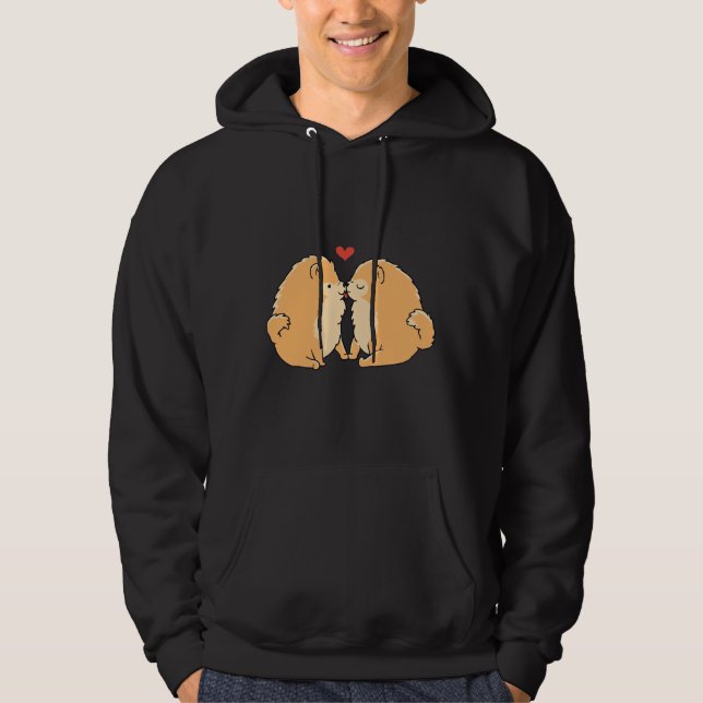 Pommern Kisses Hoodie (Framsida)