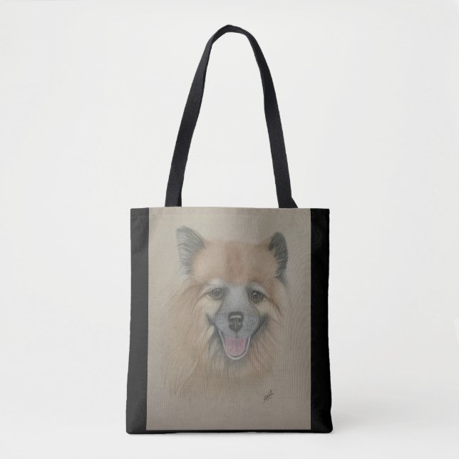 Pommern LoversTote, Shoulder Tote Tygkasse (Framsida)