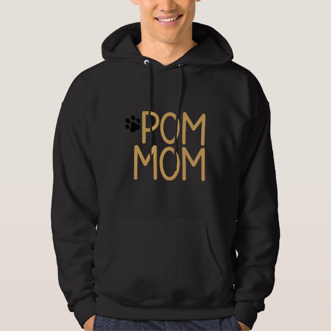 Pommern Mamma Digital Art Hoodie (Framsida)