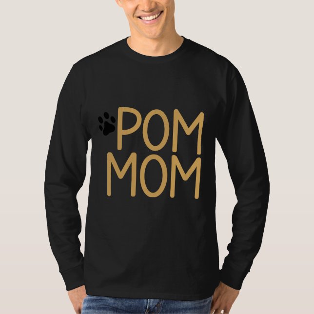 Pommern Mamma Digital Art T Shirt (Framsida)