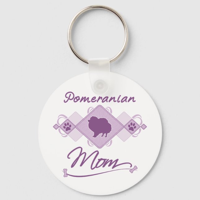 Pommern Mamma Nyckelring (Framsida)