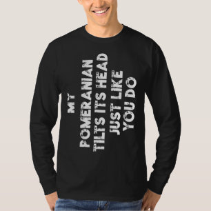 Pommern Mamma Pappa Rolig hund Älskare Kvinnor Man T Shirt